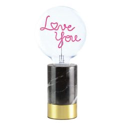 ELEMENTS LIGHTING Ampoules Message | Ampoule Love You - H 17 Cm