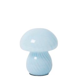 EJA Vases / Petits Objects D Co | Lampe Mushy Chips H.16 Cm - Bleu