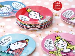 PETIT JOUR Vaisselle Enfant | Assiette Dessert Princesse - Table