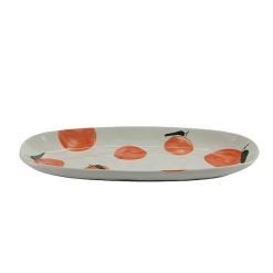 COZY LIVING Assiettes & Plats | Assiette Longue Motif Oranges