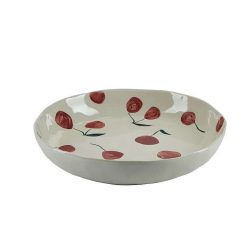 COZY LIVING Assiettes & Plats | Plat Motif Cerises 30 Cm