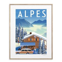 IMAGE REPUBLIC D Co Murale / Cadres / Affiches | Affiche Monsieur Z - Alpes Chalet