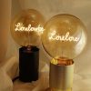 ELEMENTS LIGHTING Ampoules Message | Ampoule Loulou / H 17 Cm