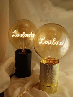 ELEMENTS LIGHTING Ampoules Message | Ampoule Loulou / H 17 Cm