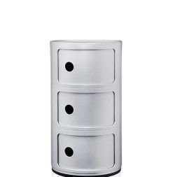 KARTELL Mobilier / Rangements | Kartell Rangement Componibili 3 Tiroirs - Argent