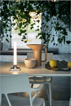 KARTELL Luminaires | Kartell - Lampe Sans Fil - Goodnight - Blanc Mat