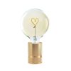 ELEMENTS LIGHTING Ampoules Message | Socle Pour Ampoule Message Or Rose - H 10 Cm