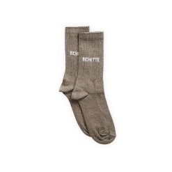 FÉLICIE AUSSI Homewear (Chaussettes, Chaussons...) | Chaussettes Paillettes - Bichette 36/40 Taupe