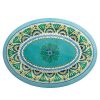 SERAFINO ZANI Assiettes & Plats | Plateau Ovale M Lamine 52 Cm - Londres