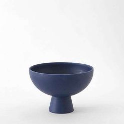 RAAWII Vases / Petits Objects D Co | Raawii - Coupe Str M L 22 Cm - Blue