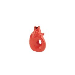 GIFT COMPANY Vases / Petits Objects D Co | Vase Monsieur Carafon H.13 Cm - Rouge Corail