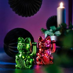 DONKEY PRODUCTS Vases / Petits Objects D Co | Lucky Cat Xmas - Vert Shiny