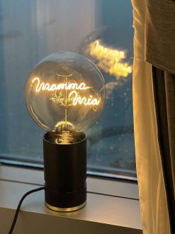 ELEMENTS LIGHTING Ampoules Message | Ampoule Mamma Mia / H 17 Cm