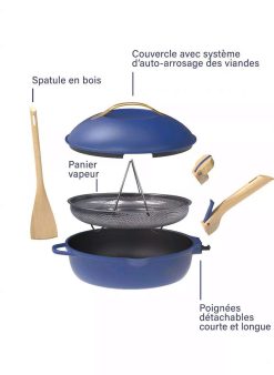 COOKUT Ustensiles De Cuisine | Cookut Po Le La Fabuleuse 28 Cm - Saphir