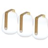 FERMOB Luminaires | Fermob Set De 3 Mini Lampes Rechargeables - Bamboo