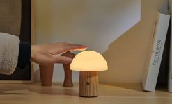 GINGKO Luminaires | Lampe Champignon Alice Blanche Mini - H 12.5 Cm