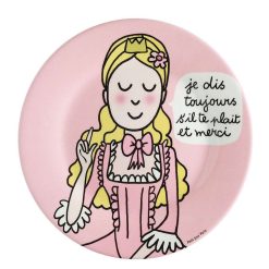 PETIT JOUR Vaisselle Enfant | Assiette Dessert Princesse - Merci