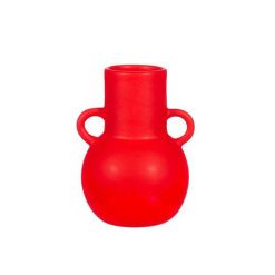 Sass & belle Vases / Petits Objects D Co | Vase Amphora - Rouge H 14 Cm