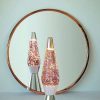 FISURA Luminaires | Lava Lampe H.40Cm - Glitter & Pink