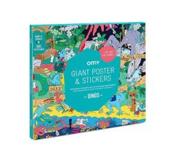 OMY Jeux & Fun | Omy Poster Sticker - Dinos