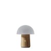 GINGKO Luminaires | Lampe Champignon Alice Blanche Mini - H 12.5 Cm