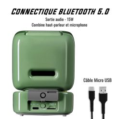 RESET CLUB Accessoires High-Tech (Ordis, Tablettes, Smartphones....) | Enceinte Ditoo Mic - Vert