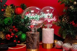 ELEMENTS LIGHTING Ampoules Message | Ampoule Merry Xmas / H 17 Cm