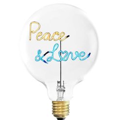 ELEMENTS LIGHTING Ampoules Message | Ampoule Peace & Love / H 17 Cm