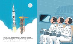 ELCY Livres Enfants | Petit & Grand Livre - Neil Armstrong