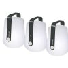 FERMOB Luminaires | Fermob Set De 3 Mini Lampes Rechargeables - Carbone