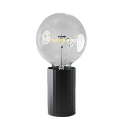 ELEMENTS LIGHTING Ampoules Message | Ampoule Champagne Pour Socle Portable / H 17 Cm