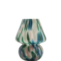 EJA Vases / Petits Objects D Co | Lampe Joyful H. 19 Cm - Bleu Vert