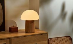 GINGKO Luminaires | Lampe Champignon Alice Blanche Large- H 32 Cm