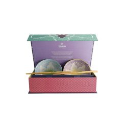 CNB TOKYO DESIGN Saladiers, Bols & Coupelles | Set 2 Bols Lily Flower - Violet & Bleu Clair 14.8 Cm