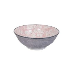 CNB TOKYO DESIGN Saladiers, Bols & Coupelles | Bol Ramen - Sakura Rouge & Gris 19.7 Cm