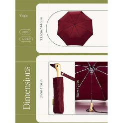 ORIGINAL DUCKHEAD Accessoires (Porte-Cl S, Parapluies) | Parapluie Compact Avec Manche Duck - Cherry