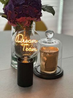 ELEMENTS LIGHTING Ampoules Message | Ampoule Dream Team Pour Socle Portable / H 17 Cm