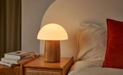 GINGKO Luminaires | Lampe Champignon Alice Blanche Large- H 32 Cm