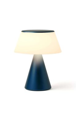 LEXON Luminaires | Lampe Led Portable Luma Xl 24.8 Cm - Bleu Fonc