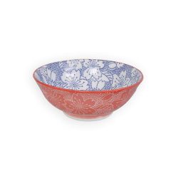 CNB TOKYO DESIGN Saladiers, Bols & Coupelles | Bol Ramen - Sakura Bleu & Rouge 19.7 Cm