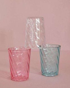 RICE Verres | Verre Acrylique Torsad - Transparent