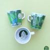 PETIT JOUR Vaisselle Enfant | Petit Jour Mug - Les Dinosaures "Bouche Pleine"