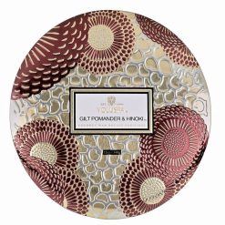 AROMA HOME/VOLUSPA Bougies / Senteurs | Voluspa Bougie Parfum E 3 M Ches - Gilt Pomander & Hinoki