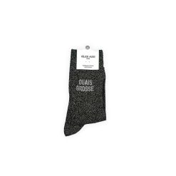 FÉLICIE AUSSI Homewear (Chaussettes, Chaussons...) | Chaussettes Paillettes - Ouais Grosse 36/40 Noir