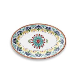 SERAFINO ZANI Assiettes & Plats | Plateau Ovale M Lamine 36 Cm - Porto