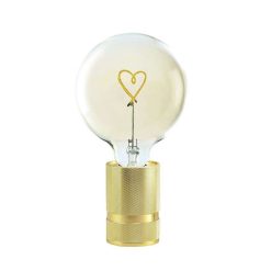 ELEMENTS LIGHTING Ampoules Message | Socle Pour Ampoule Message Dor - H 10 Cm