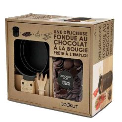 COOKUT Ustensiles De Cuisine | Cookut Coffret Fondue Chocolat Et Chocolat Noir