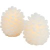 SIRIUS Luminaires | Sirius Set De 2 Bougies Pomme De Pin Lumineuses Clara H 10 Cm