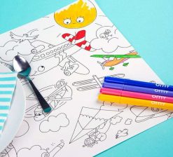 OMY Jouets / Coloriages | Omy 18 Sets De Table Colorier - Vroom Vroom