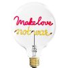 ELEMENTS LIGHTING Ampoules Message | Ampoule Make Love Not War / H 17 Cm